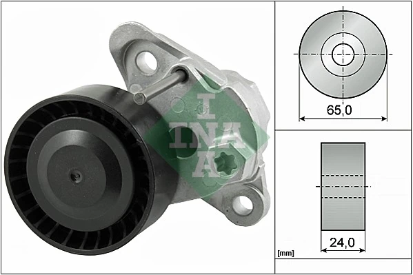 Belt Tensioner, V-ribbed belt